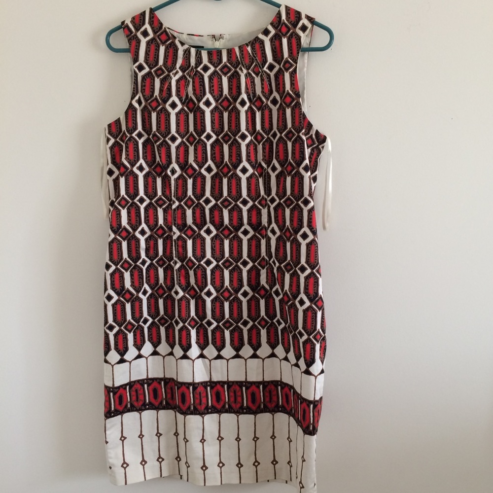 Talbots Bright Orange Shift Dress